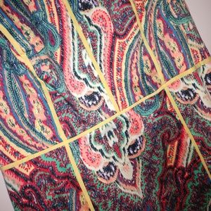 Robbie Bee sheath dress with yellow piping